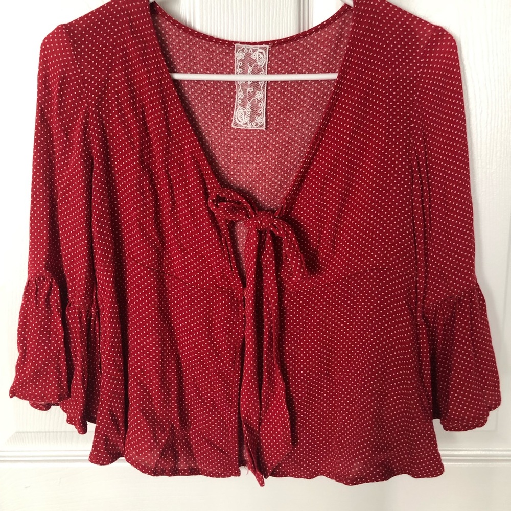 French Girl Polka Dot Top
